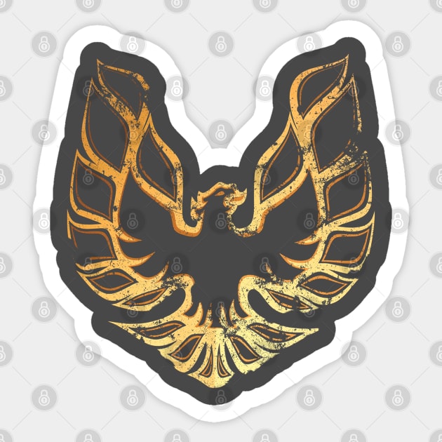 Firebird Sticker by retrorockit